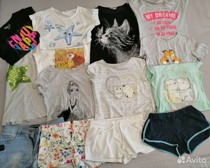 Вещи пакетом на девочку 10/12 лет
