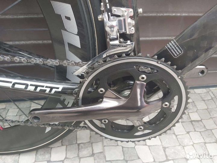 Шоссейный карбоновый велосипед разделочный Scott