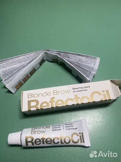 Blonde brow refectocil