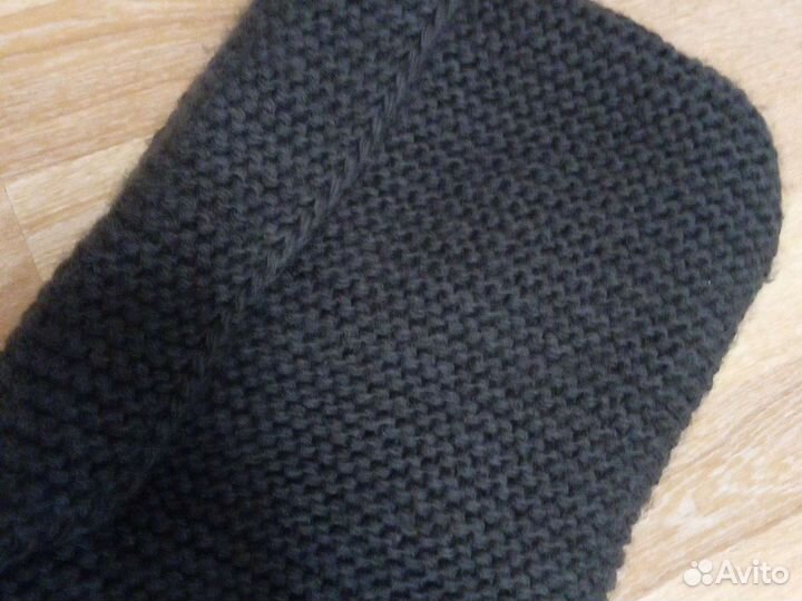 Капюшон вязаный