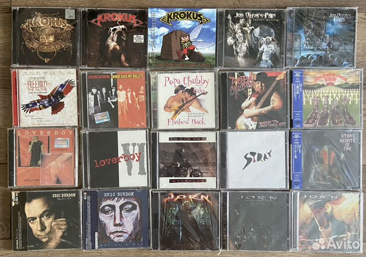 Cd диски Blues, Glam, Grunge, Progressive, Hard