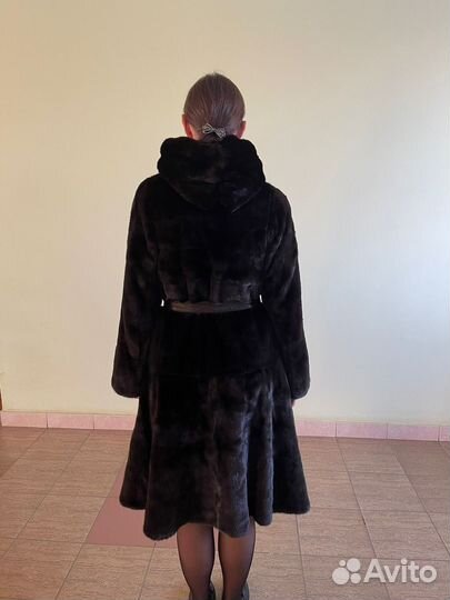 Шуба норковая блэклама blackglama