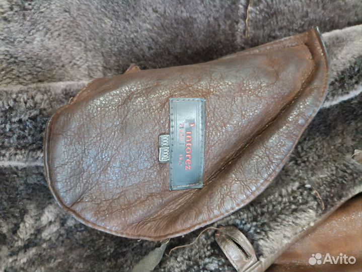 Кожаная дубленка мужская (3XL)