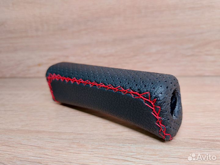 Ручка накладка на ручник ваз, красная строчка