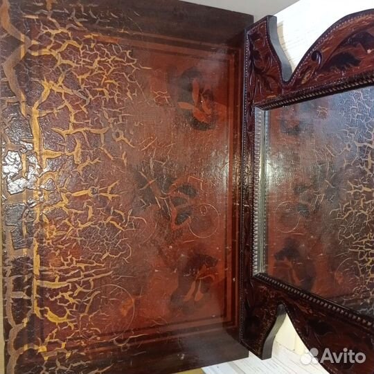 Антиквариат. Трюмо трельяж зеркало