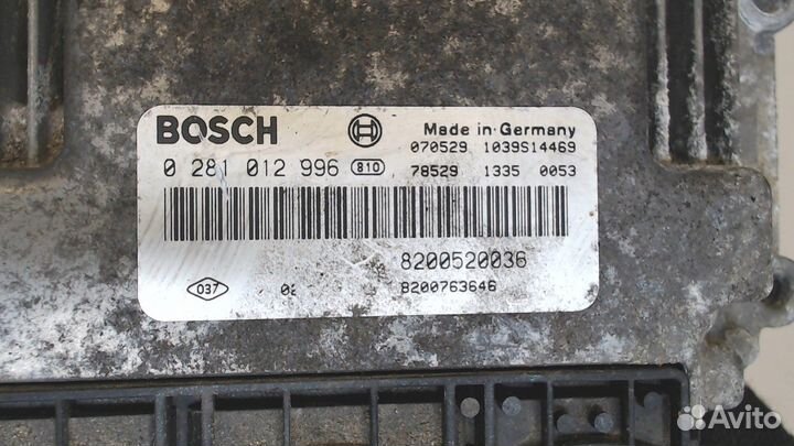 Блок управления двигателем Renault Espace 4 2002