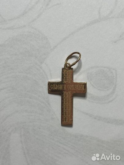 Золотой крестик