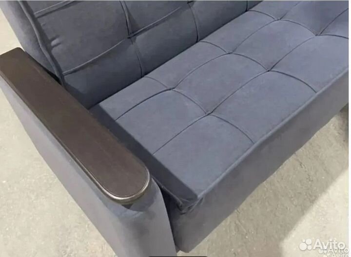 Диван-книжка София серый велюр СПБ