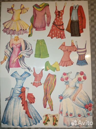 Бумажные куклы разные