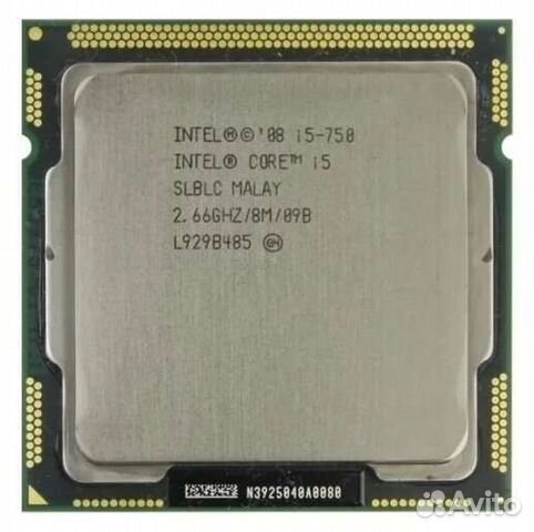 Процессор i5 750 на LGA 1156 объявление продам