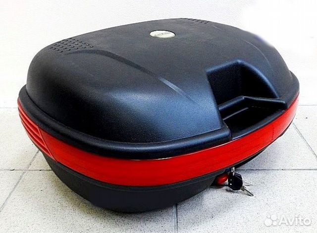 Кофр S2 на 2 шлема для мотоцикла, мопеда и скутера