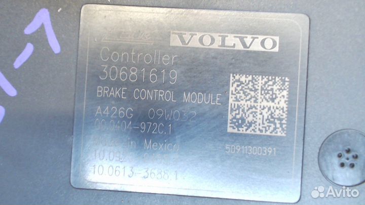 Блок абс, насос Volvo XC60, 2010