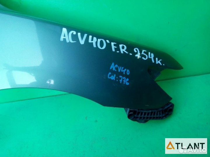 Крыло переднее правое toyota camry