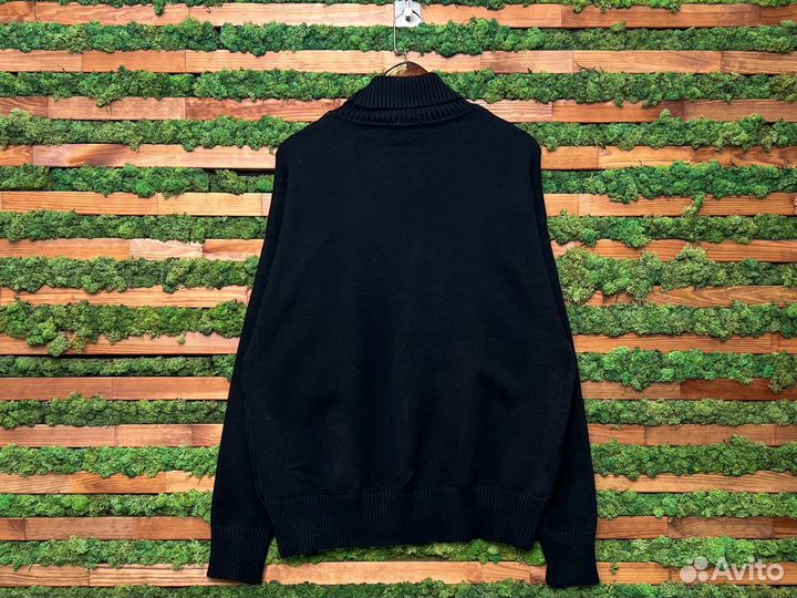 Turtleneck Sweater Ami Black Red