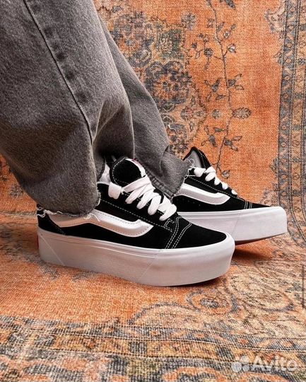 Кеды vans knu skool дутыши