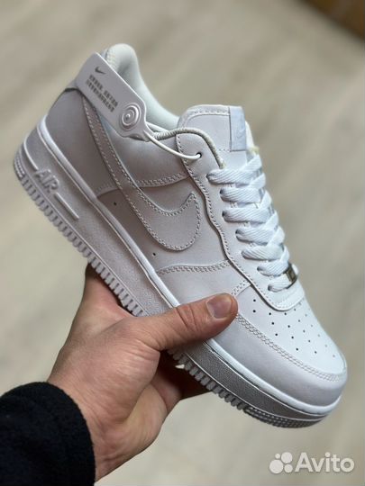 Кроссовки Nike Air force 1 белые/ черно-белые