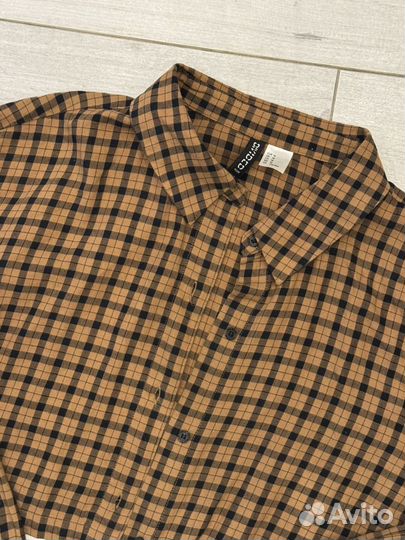 Рубашка в клетку кроп