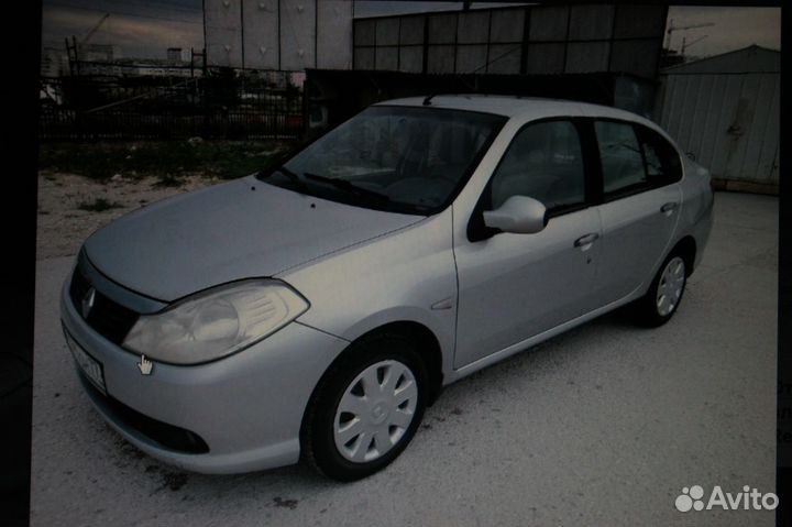 Renault Symbol 1.6мт, 2009, битый, 70000км