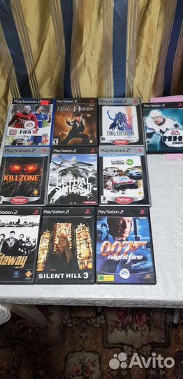 Игровые диски на ps2