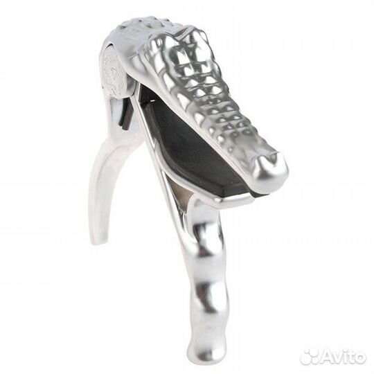 A007G/PC Каподастр для акустической гитары, крокодил, хром, Alice