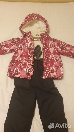 Зимний костюм для девочки 98