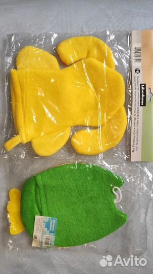 Новая мочалка на руку детская