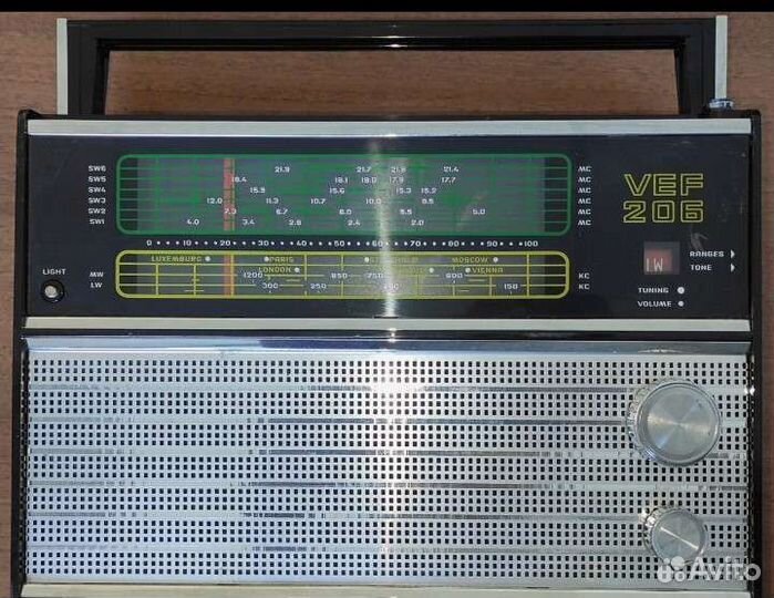 Радиоприемник vef 206