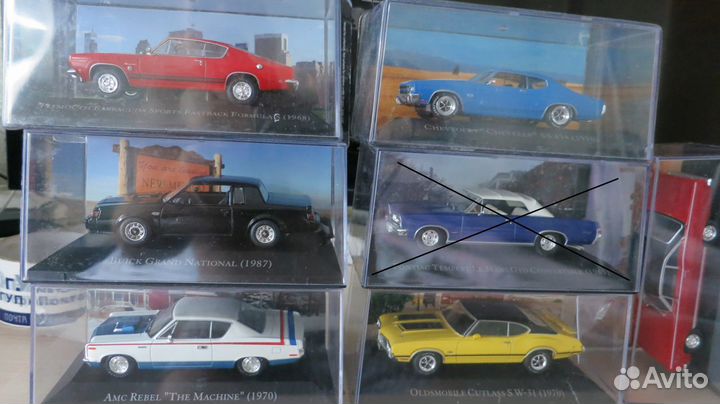 1/43 Chevy buick Pontiac AMC American cars