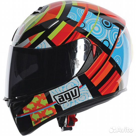 Шлем AGV K-3 SV Elements Valentino Rossi