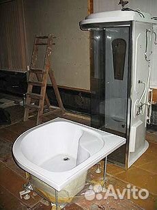 Сборка и установка душевых кабин и ванн