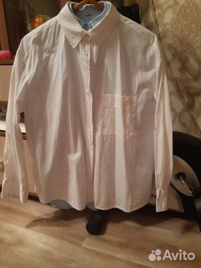 Блузка белая школьная 158см