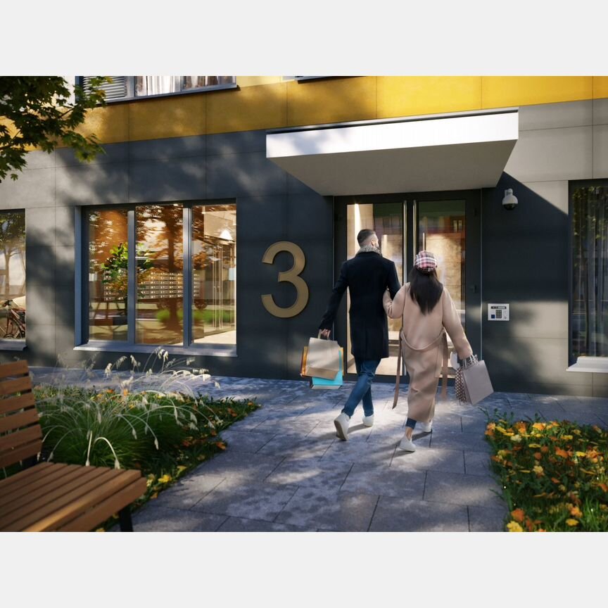 2-к. квартира, 64,9 м², 1/12 эт.