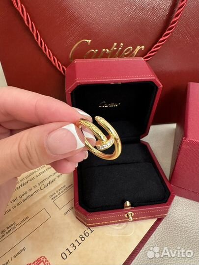 Кольцо Cartier гвоздь juste un clou