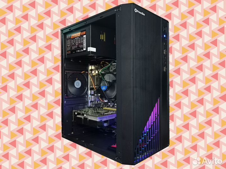 Игр пк Xeon E3-1220v3(I5-4570) GTX1050Ti-4Gb 12Gb