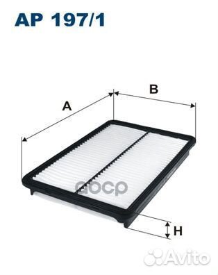 AP197/1 фильтр воздушный Hyundai Santa Fe 2.0