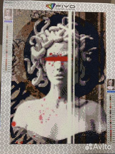 Алмазная мозаика готовая Арт Горгона