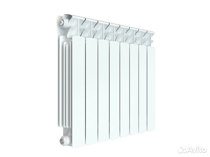 Rifar Вase 500 8 секций, боковое подключение (белы