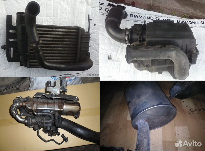 Toyota Yaris auris на двс дизель интеркулер