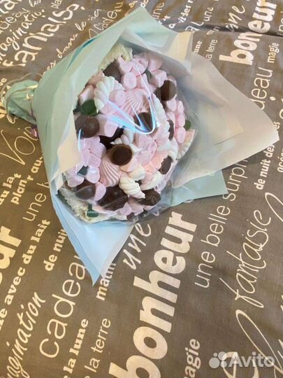 Съедобные букеты из зефира