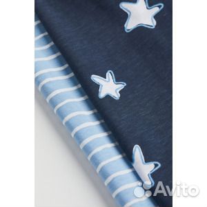 2 пижамы H&M Stars, темно-синий