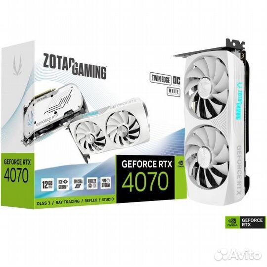 Видеокарта zotac GeForce RTX 4070 Twin Edge OC Whi