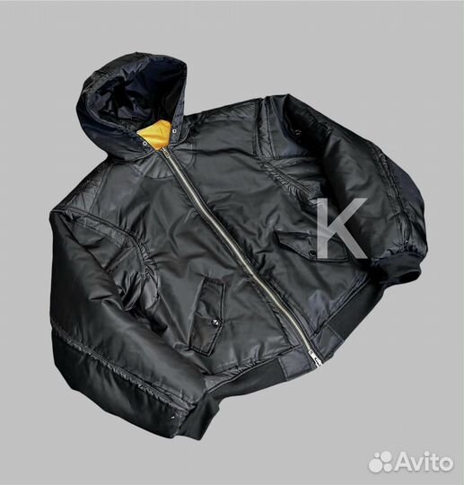 Широкий асимметричный бомбер Grailz