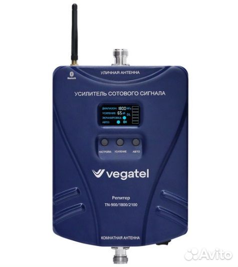 Репитер vegatel TN-900/1800/2100