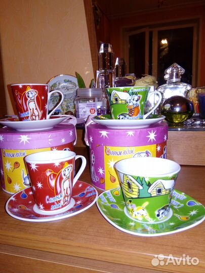 Подарочная чайная пара С новым годом