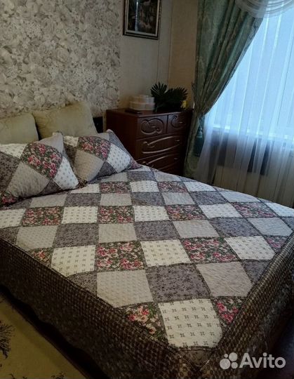 Покрывало печворк ласкутное с наволочками