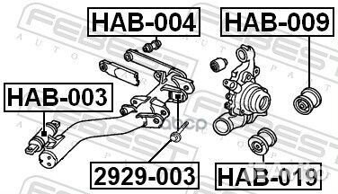 Болт эксцентрик honda civic/honda CR-V 01-06 29