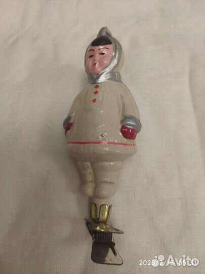 Елочные игрушки СССР Якутский мальчик -2