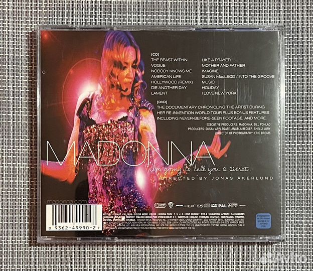 Madonna-I’m Going To Tell You A Secret CD+DVD