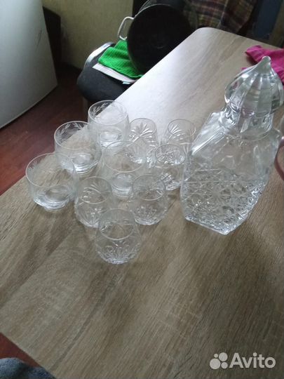 Хрустальные рюмки