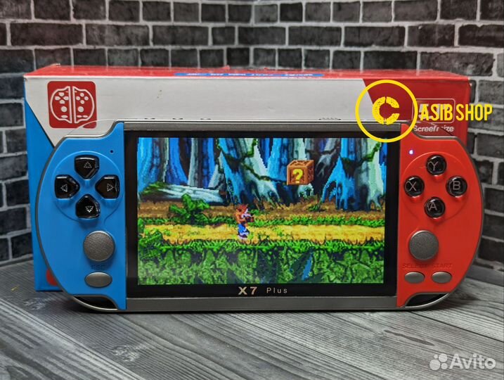 Игровая приставка X7 plus портативная ретро консол